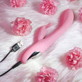 Adam & Eve Rechargeable Slimline Rabbit Vibrator - 19.3 cm USB Rechargeable