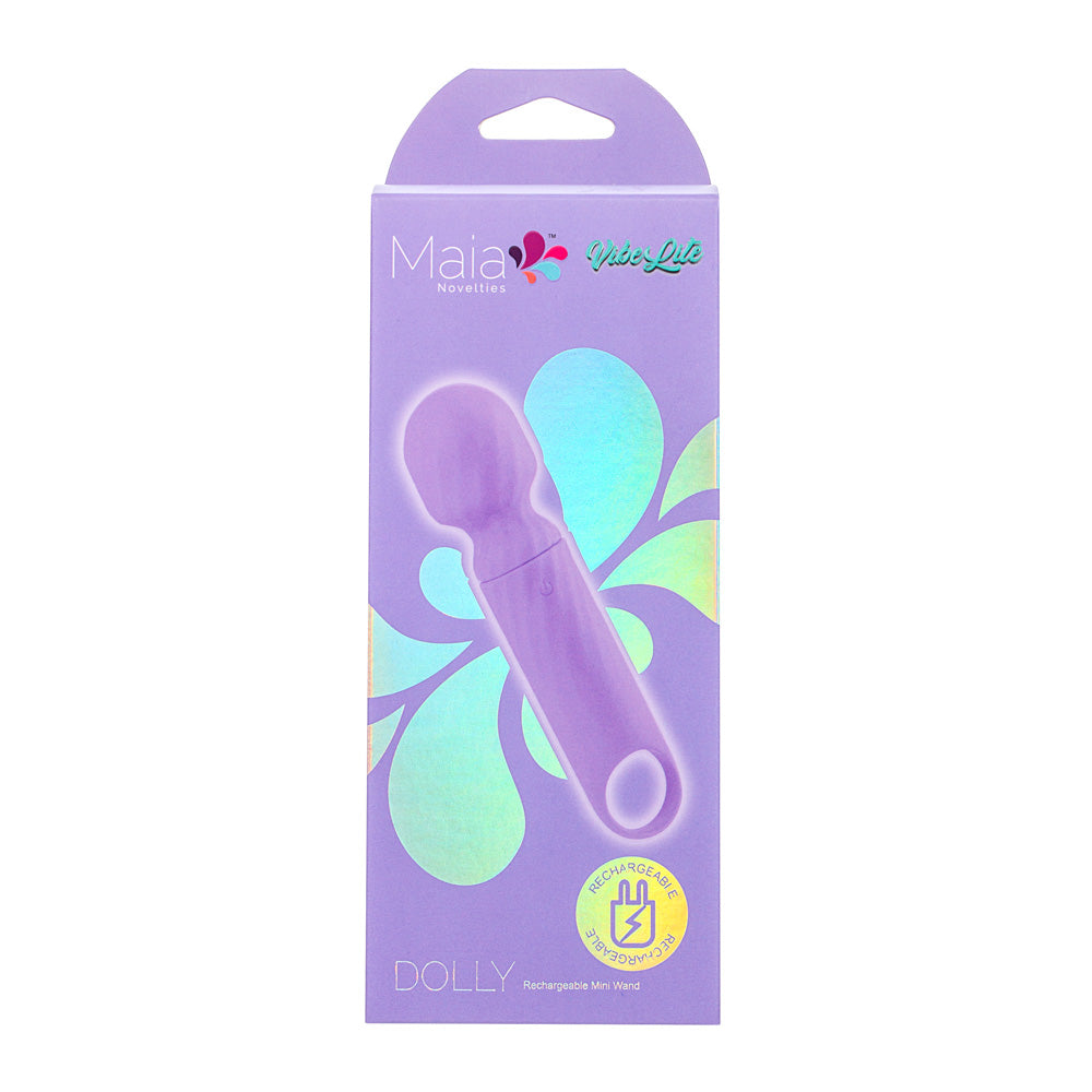 Maia DOLLY Mini Wand Vibrator - Purple