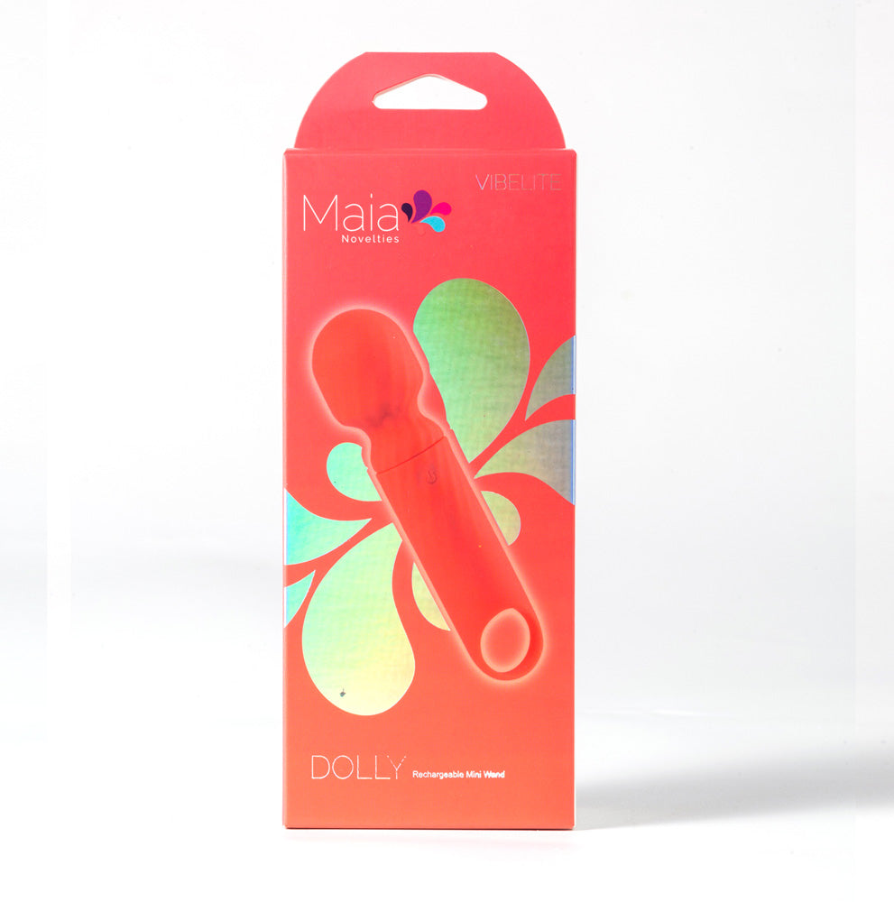 Maia DOLLY Mini Wand Vibrator - Orange