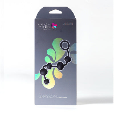 Maia GRAYSON Anal Beads 16.5cm - Black