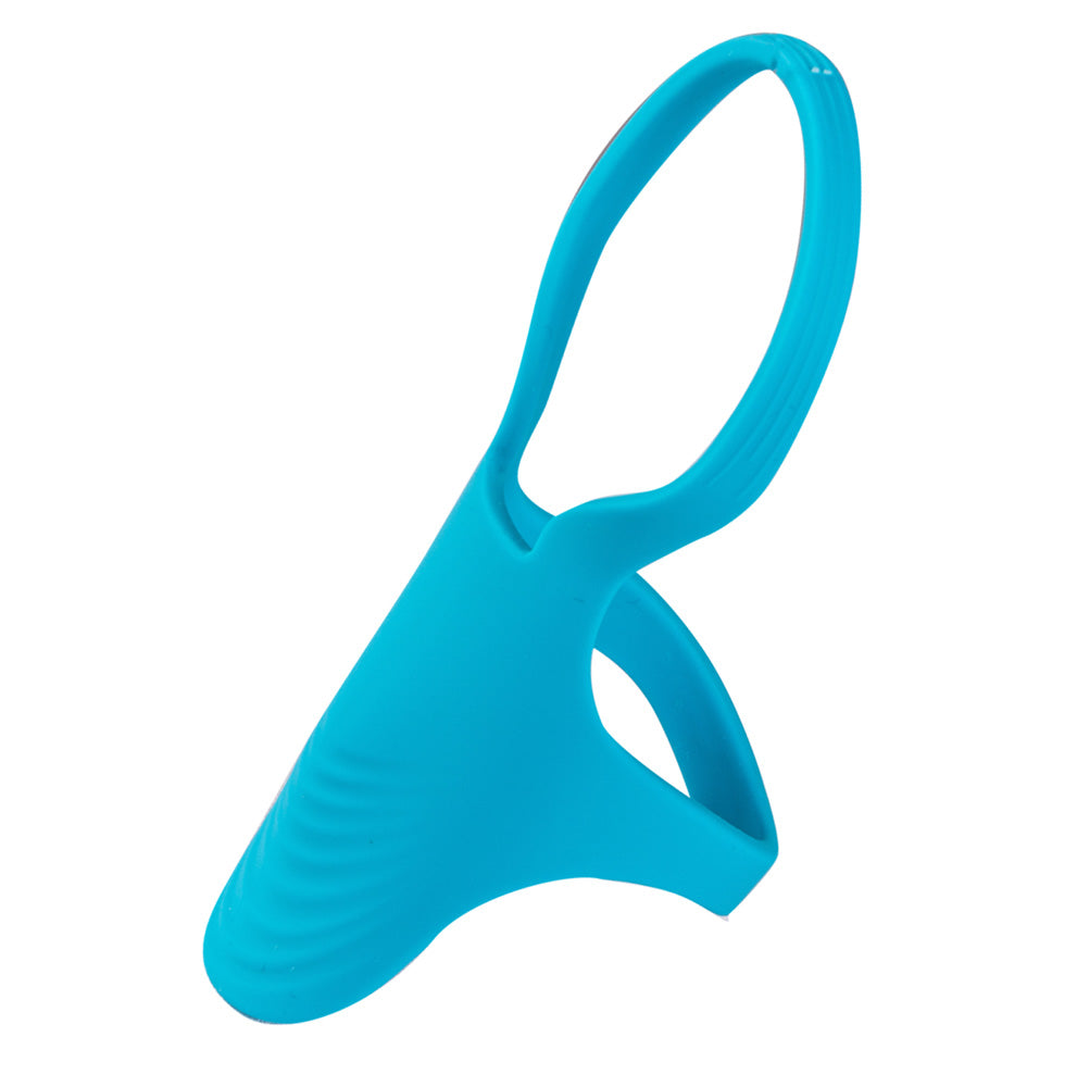 Maia GRIFFIN Cock Ring with Shield - Blue