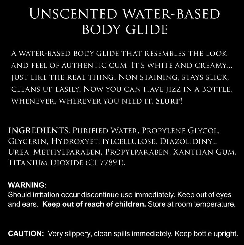 Master Series JIZZ - Water Based Cum Scented Lubricant 488 ml