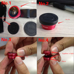 Phone camera accessory kit for iPhones 7 piece