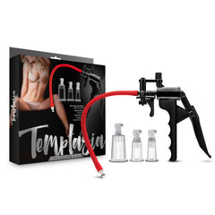 Temptasia Clit Pleasure & Enhancement System - Clear Pump with 3 Interchangeable Cylinders