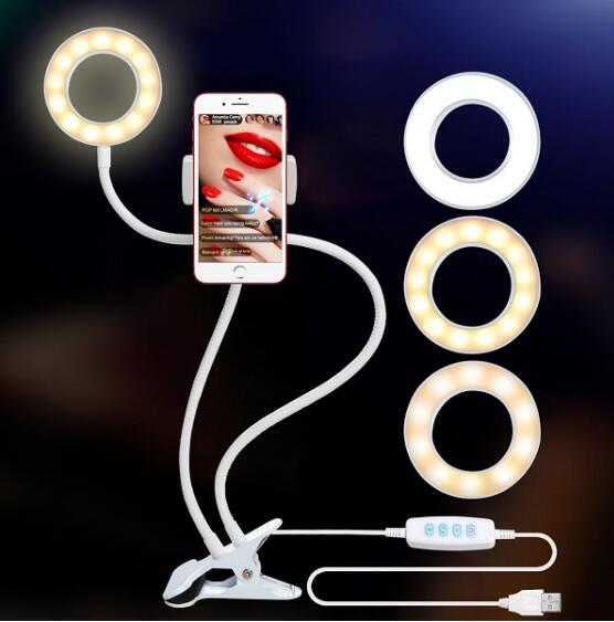 LED Ring light for phones. For livestream, videochat, video footage & selfies