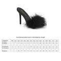 Classique 01F Slipper with 4 inch heel - Black