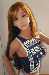 Tera 156cm tall Brunette Asian sex doll with medium skin tone B75 x W58 x H79cm