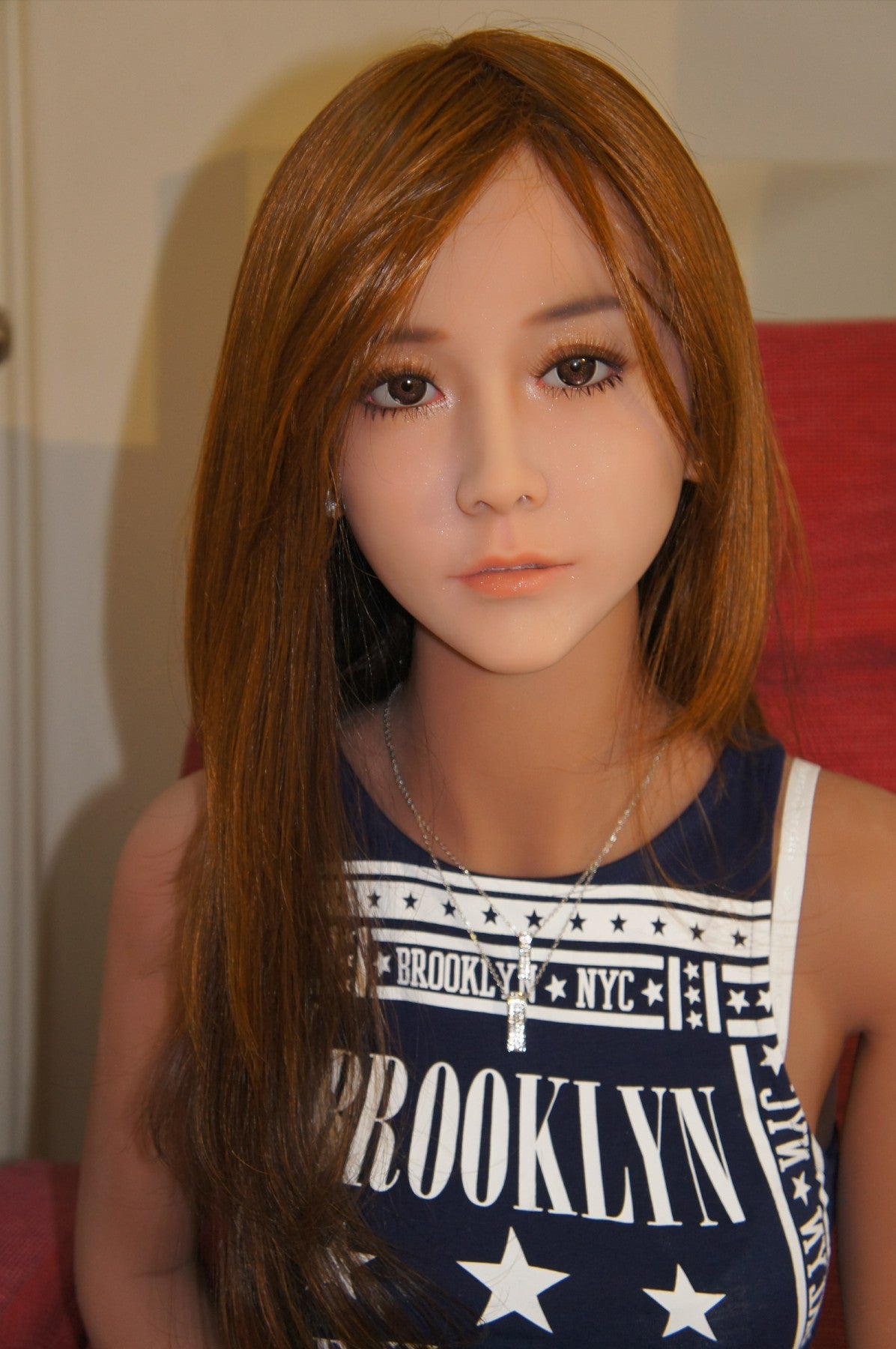 Tera 156cm tall Brunette Asian sex doll with medium skin tone B75 x W58 x H79cm