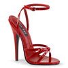 Domina 108 Sandal with 6 inch heel - Red Patent