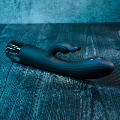 Evolved Heat Up & Chill - 24.1 cm USB Rechargeable Heating & Cooling Rabbit Vibrator