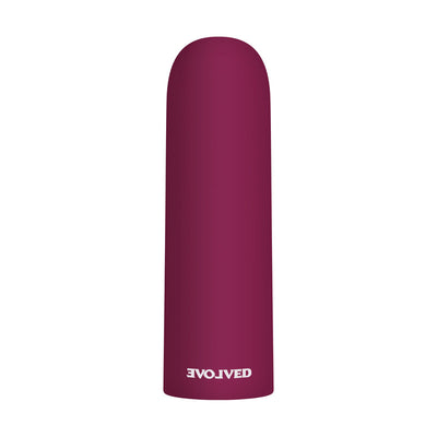 Evolved Mighty Thick - Burgundy  9 cm USB Rechargeable Bullet