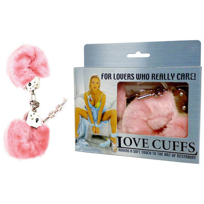 Love Cuffs -  Fluffy Hand Cuffs Pink