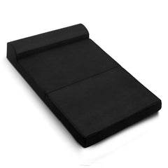 Giselle Bedding Folding Double Sofa Bed Air Mesh Fabric - Black
