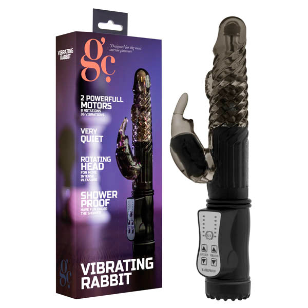 GC Vibrating Rabbit Vibrator - Black