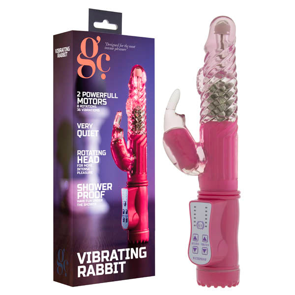 GC. Vibrating Rabbit -  22 cm Rabbit Pearl Vibrator