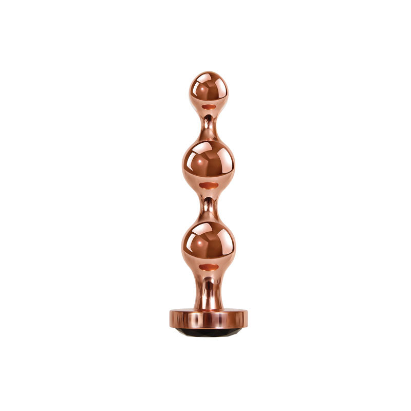 Gender X GOLD DIGGER Small Butt Plug with Black Gem Base