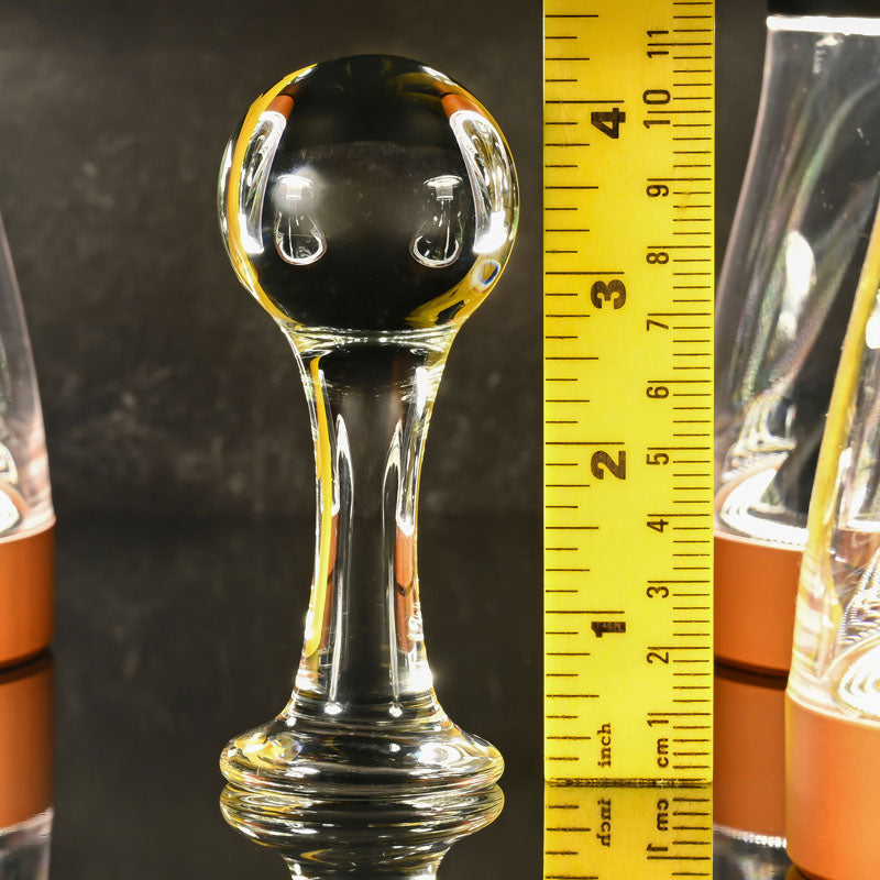 Gender X THE BALLER - Glass 11 cm Anal Plug