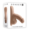 Gender X 4'' Silicone Packer - Medium Skin