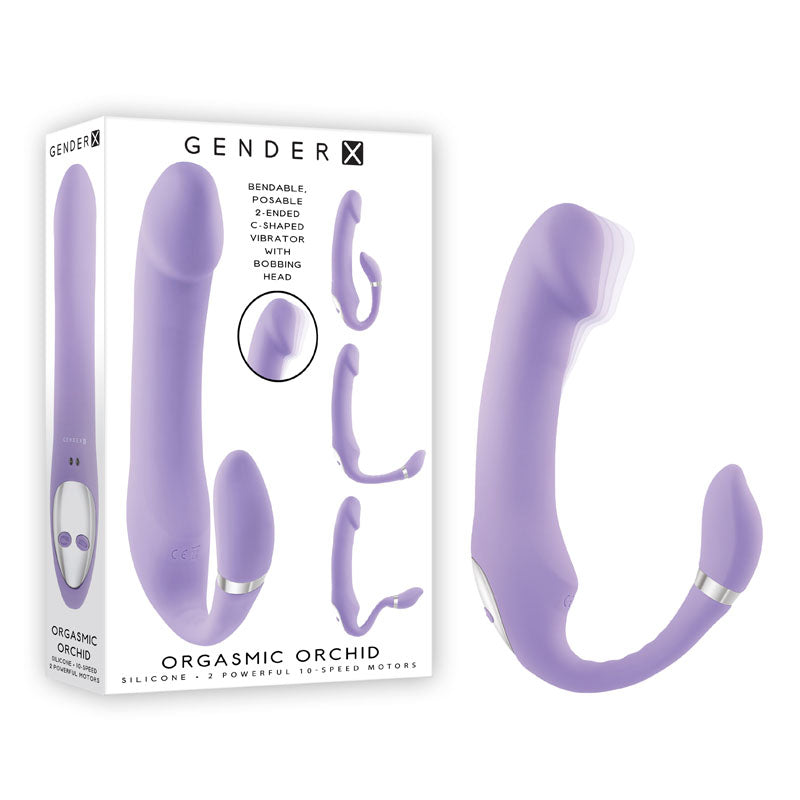 Gender X ORGASMIC ORCHID Vibrator - Purple