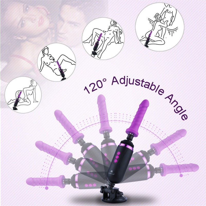 Hismith HS19 APP Controlled Multi-Function Portable Sex Machine with Handsfree Function & USB Charging