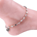 Anklet women's silver bead ankle bracelet by GussyLife.