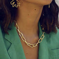 Necklace Miami Cuban chunky link. Gold or Silver