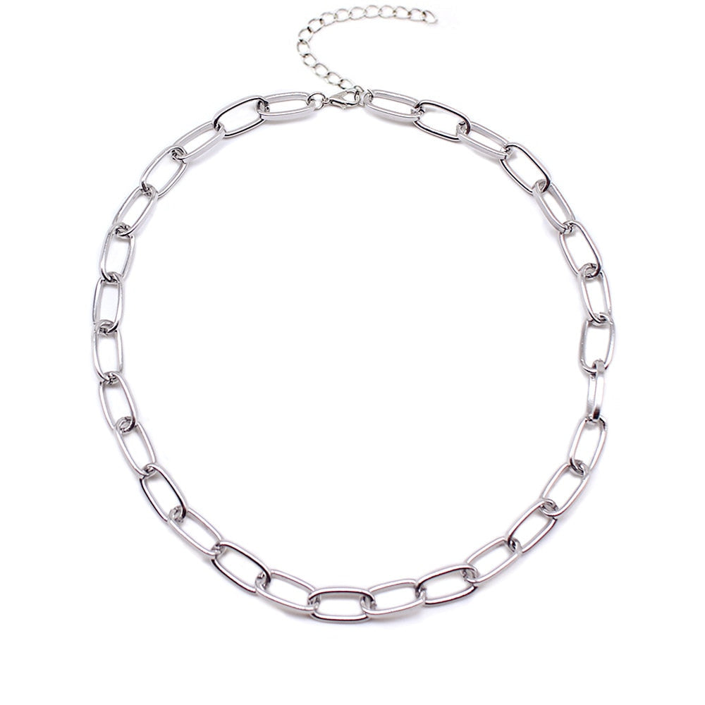 Necklace Miami Cuban chunky link. Gold or Silver