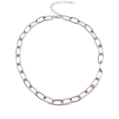 Necklace Miami Cuban chunky link. Gold or Silver