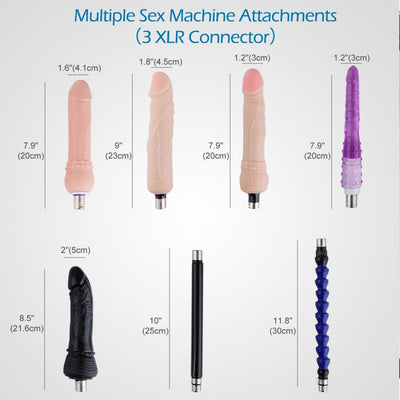 Hismith 3XLR ANAL MASTER PACKAGE with 5 Dildos