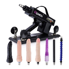 Hismith 3XLR Anal Sex Machine Package with 5 Dildos. Best portable anal sex machines in Australia from Shhh Australia www.shhhonline.com.au 