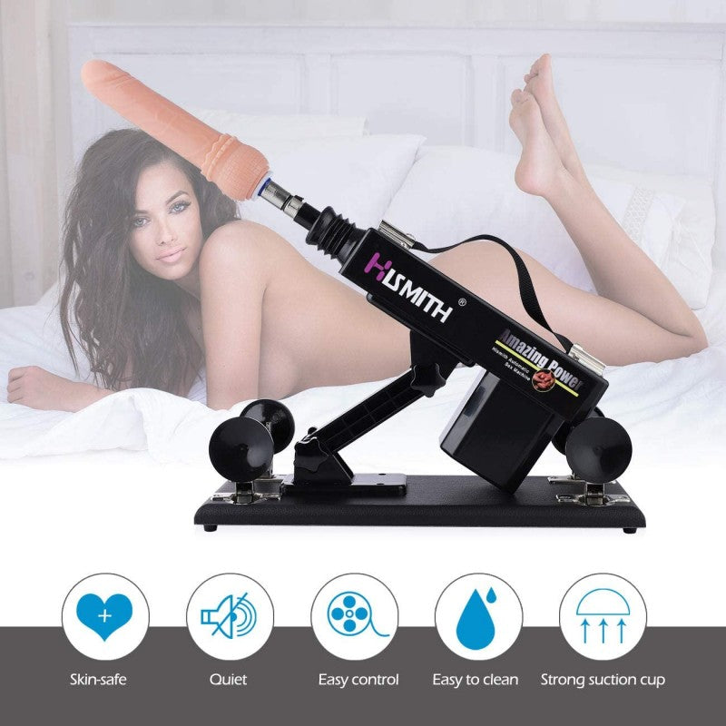 Hismith 3XLR ANAL Sex Machine Package with 5 Dildos