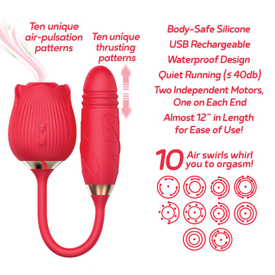 Wild Rose Suction Thruster - Red