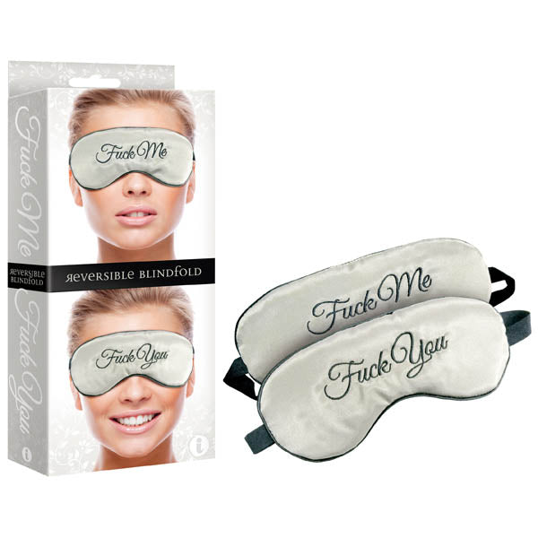Fuck Me/Fuck You Padded Reversible Blindfold