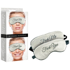 Fuck Me/Fuck You Padded Reversible Blindfold
