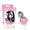 The 9's The Silver Starter - Silver 7.1 cm (2.8'') Butt Plug with  Rose Bottom