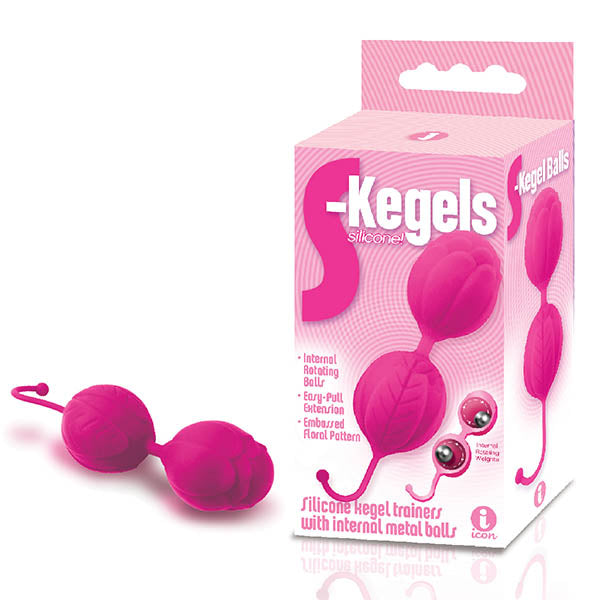 The 9's S-Kegels - Pink Silicone Kegel Balls