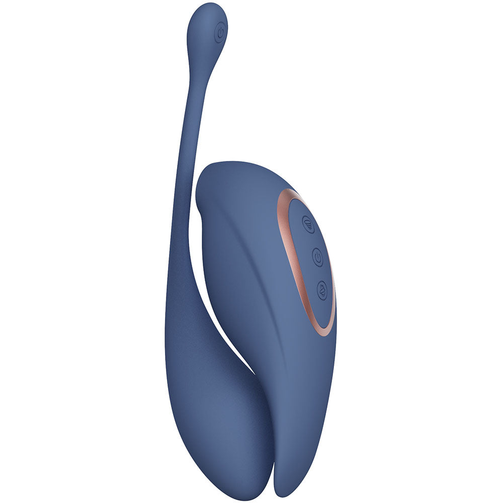 Twitch 2 Clit Stimulator and Vibrating Egg -  Blue