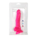 Maia 8 inch Realistic Silicone Dong - Pink