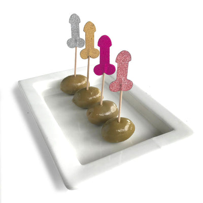 Glitterati - Penis Party Picks - Hens Party Novelty - 24 pack