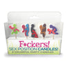 F*ckers Sex Position Candles - Party Novelty