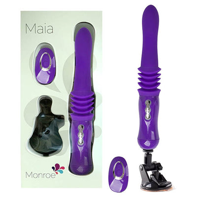 Maia Monroe Thrusting Positionable Vibrator