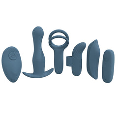 Loveline SUPREME WEEKEND Kit interchangeable Bullet Vibe Set - Blue