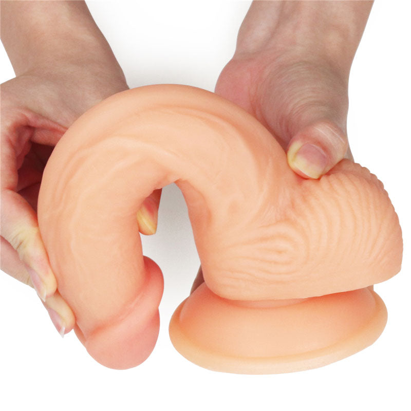 The Ultra Soft Dude 20cm Realistic Skin Anal Dildo
