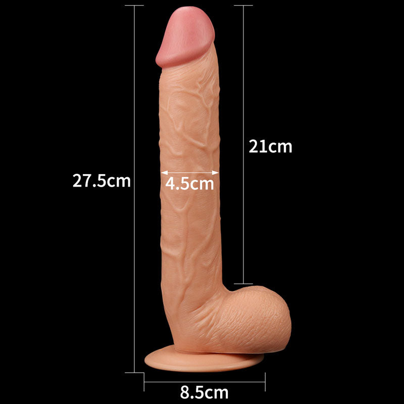 King Size 25cm The REALISTIC DILDO with Balls