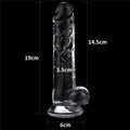 Flawless Clear Bendable Dildo 7.5''