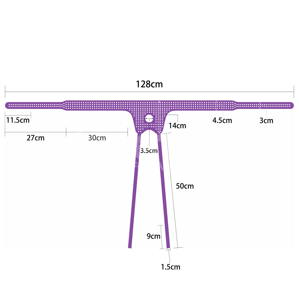 Ingen Easy Strap-On Harness - Purple with Studs