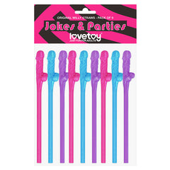Jokes & Parties Original Willy Straws - Coloured