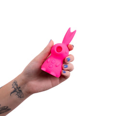Maia HUNNI Mini Rabbit Vibe with Clit Sucker - Pink