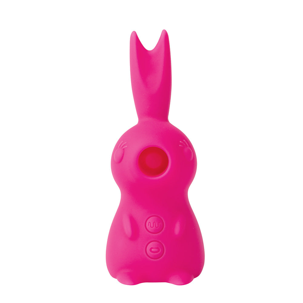 Maia HUNNI Mini Rabbit Vibe with Clit Sucker - Pink