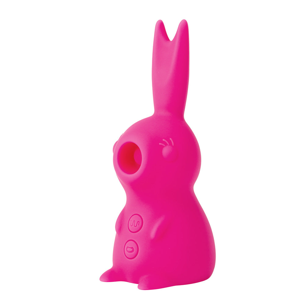 Maia HUNNI Mini Rabbit Vibe with Clit Sucker - Pink
